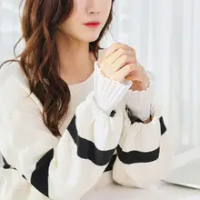 

Sleeve Female Spring And Autumn Thin Section Korean Lace Hollow Fake Cuffs Decorative Sleeve Wrist Guard Scars Fake Wrist Sleeve