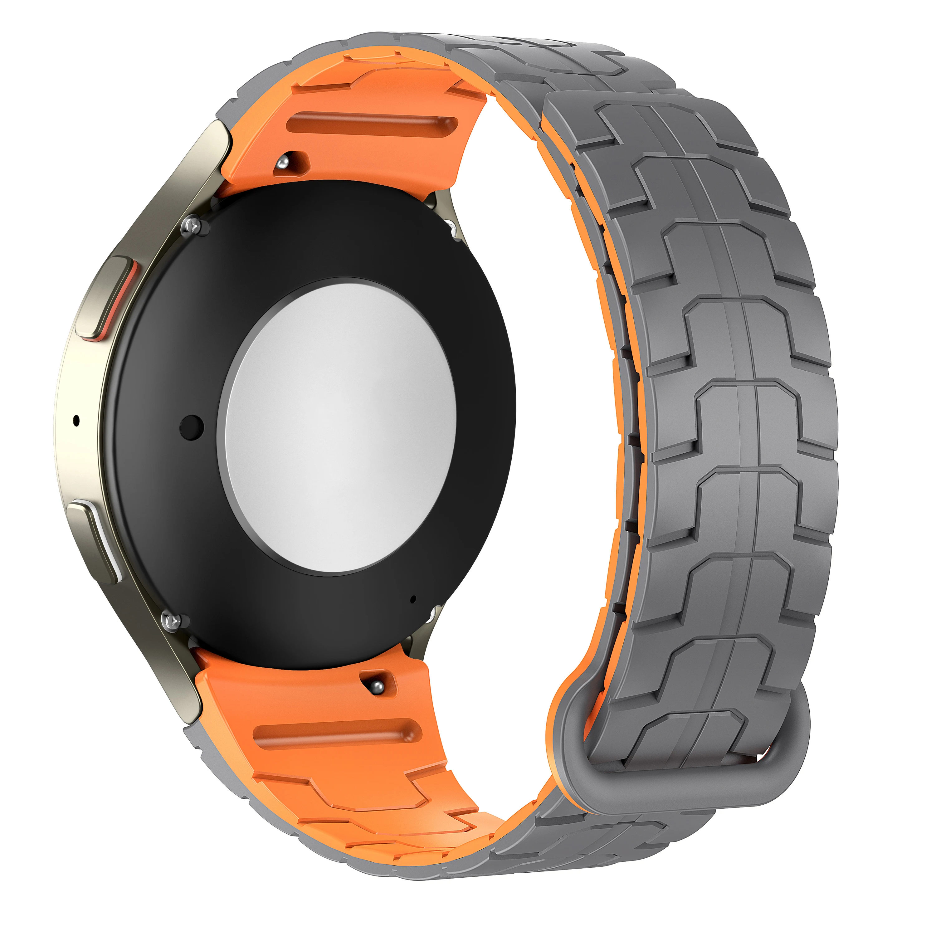 Seamless Silicone Magnetic Watch Band Bracelet