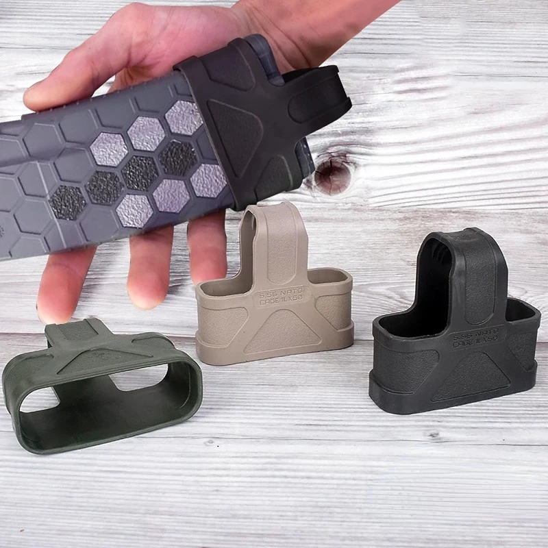 

1pcs 5.56 NATO Cage Fast Mag Rubber Loops Magazine Belt Holder For Airsoft Hunting Accessories