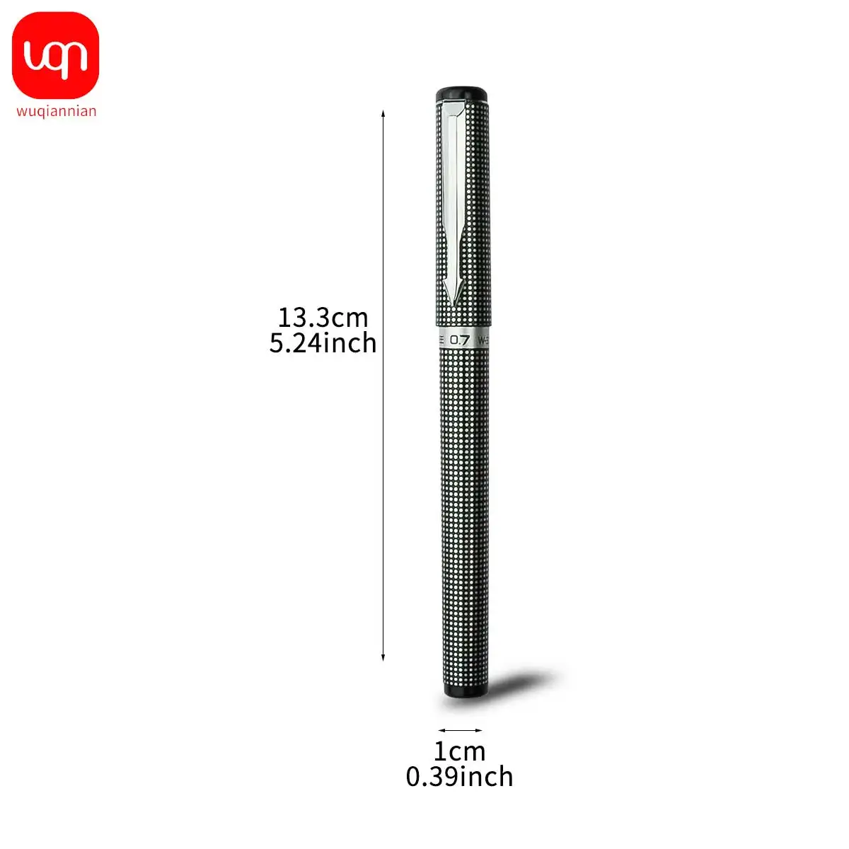WQN-3/6/12PCS Business Rollerball Pen Office School Gel Pen Smooth Writing Stationery 0.7mm High Quality Black Ink 2