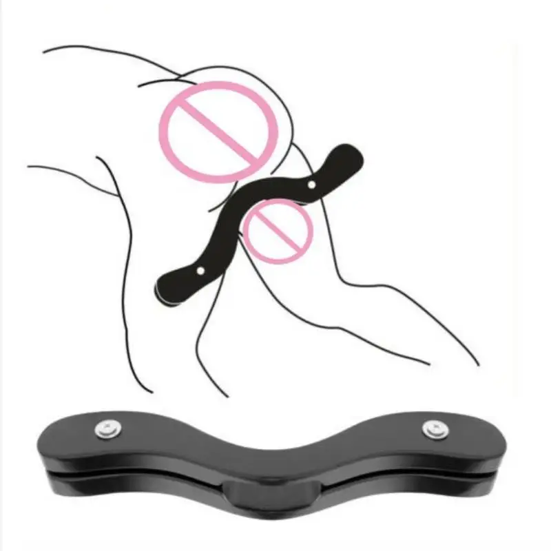 BDSM Ball Stretcher Scrotal Fixture Cock Cage - Delay Ejaculation Penis Exerciser Semen Lock Ring Adult Sex Toys for Men