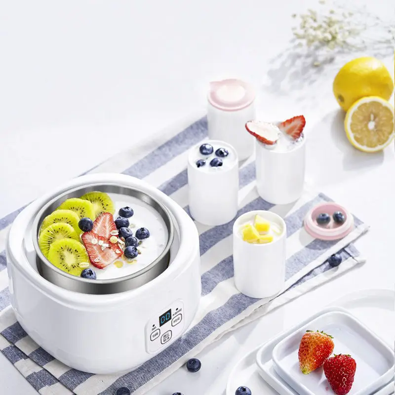 Automatic Mini Yougurt Maker Home Yogurt Maker electric yougurt machine mini yougurt maker with Stainless Steel Strainer Liner f