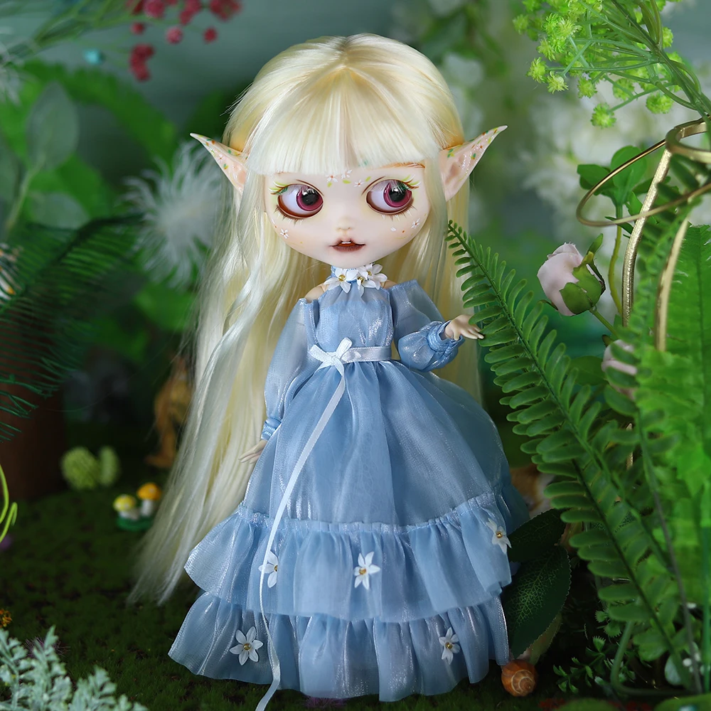 ICY DBS Blyth Doll 1/6 Joint 30cm Hand Painted Set Elf Ear Set Doll