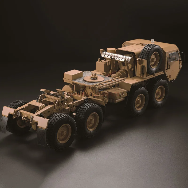 HG 1/12 US RC Military Truck Metal 8x8 Driver Simulation