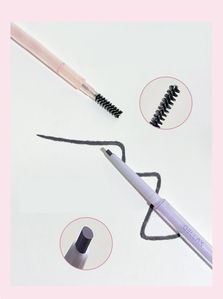 Ultra Fine Double-ended Eyebrow Pencil Waterproof Long Lasting_voghion.com