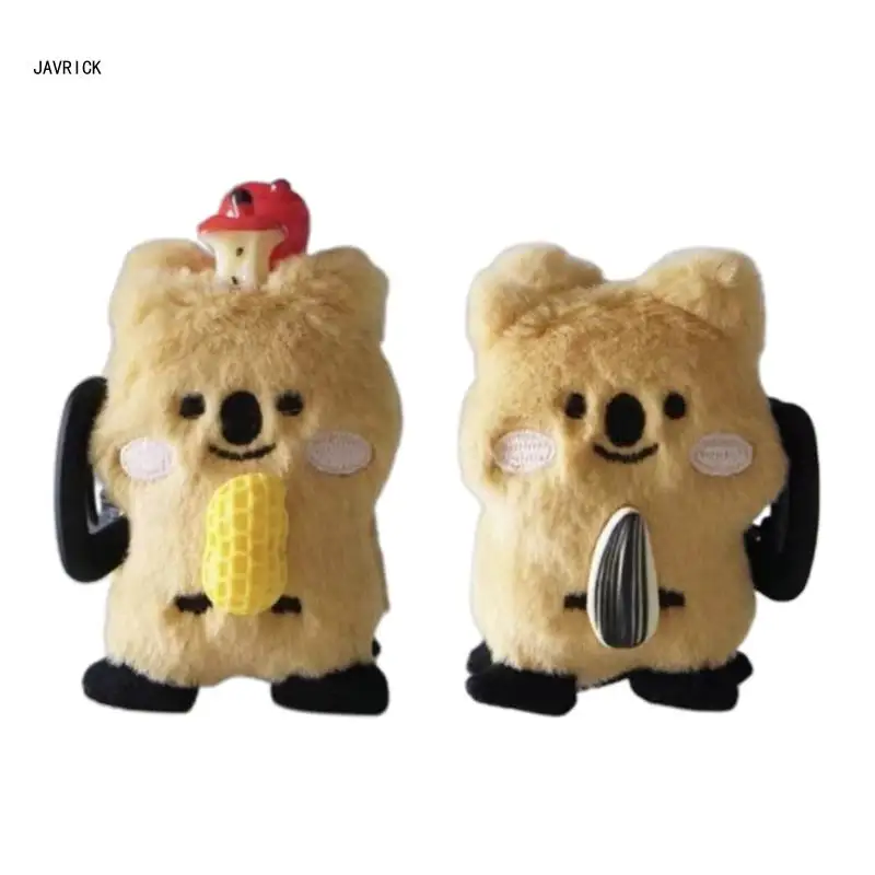 

Кукла капибара, заколка для волос с акулами, плюшевая заколка ручной работы, аксессуары для волос для девочек, D0LC