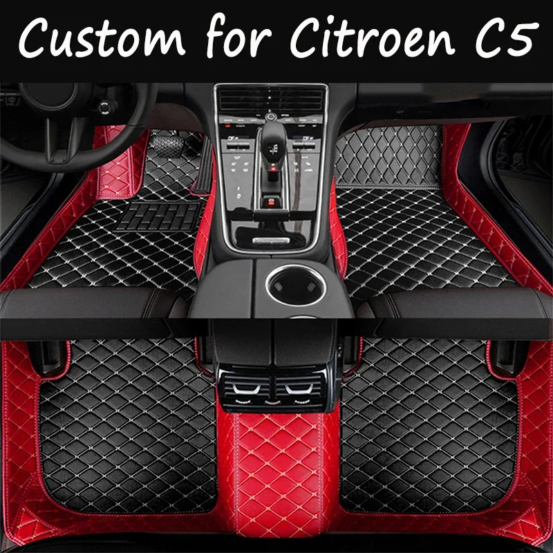 

Car Mats For Citroen C5 RD TD 2007~2015 Auto Non-slip leather Mat Durable Pad Auto Rugs Carpets Interior Parts Car Accessories