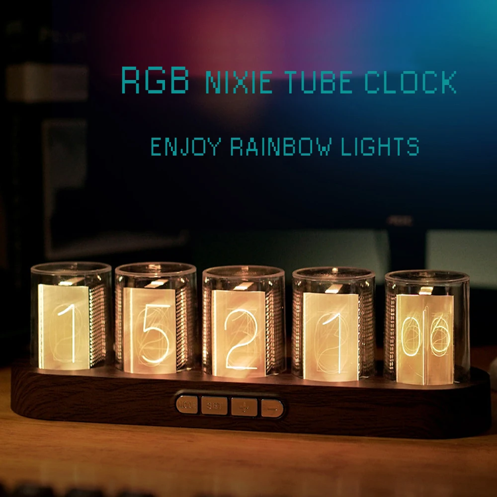 Neimz Digital Nixie Tube Clock with RGB LED 2