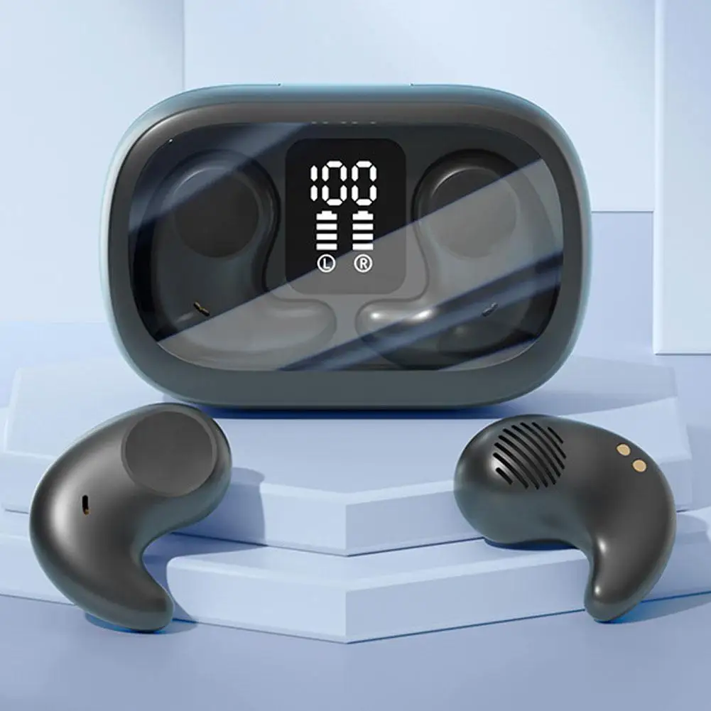 

Невидимые наушники M51 Sleep, миниатюрные наушники со скрытым шумоподавлением, беспроводные наушники, спортивные стереонаушники Bluetooth 5,3