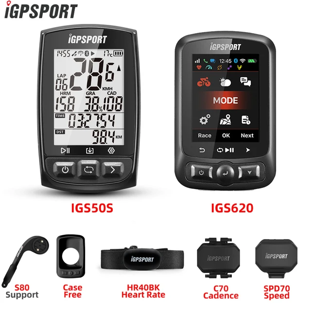 iGPSPORT iGS50S ANT+ Cycling Computer Bluetooth5.0 IPX7 Waterproof Wireless Bike Digital Bicycle Stopwatch Speedometer Cadence 1