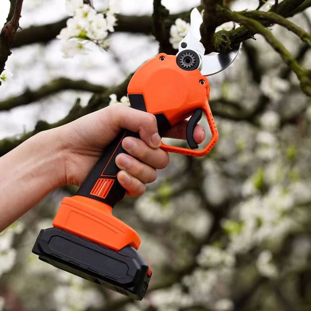 Multi-functional 28mm Electric Pruning Shear Powered Scissors Portable Cordless Electric Pruning Scissors For Trees And Garden