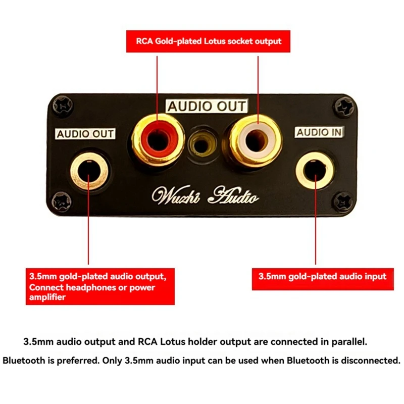 Bluetooth Decoder Isolated Fever-Grade Lossless Decoder Receiver Front-End Board APTX+LDAC 3