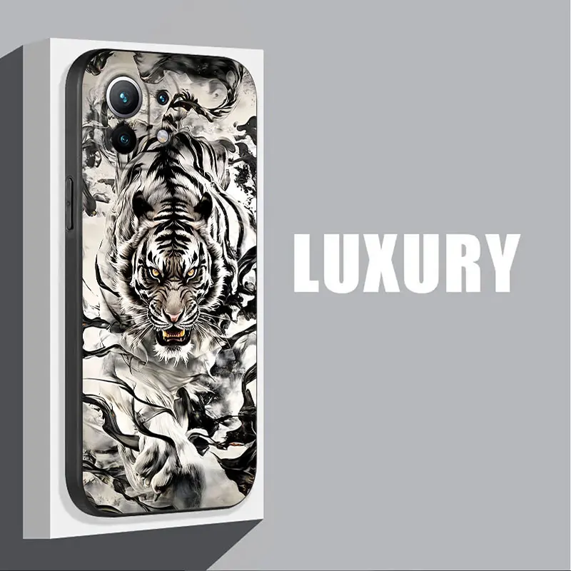 Animal Design Phone Case - Lion, Wolf, Tiger Cover