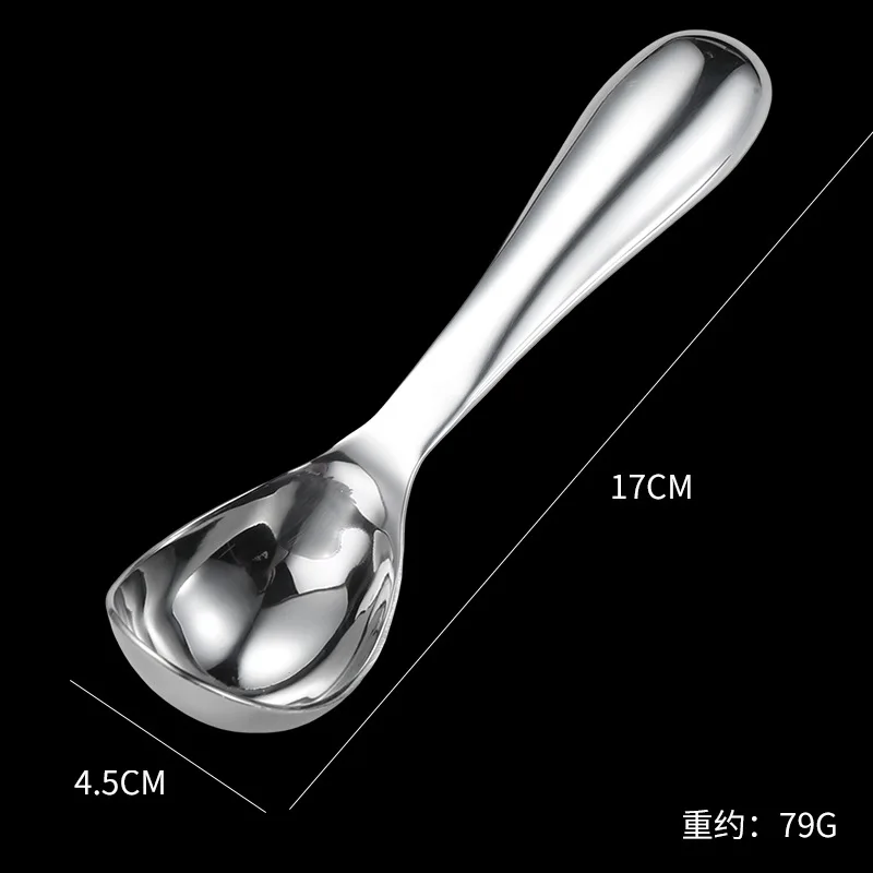 Multifunctional Ice Cream Scoops Stainless Steel Dual-Purpose Scoop Fruit Watermelon Spoon Ball Scoop Household Ice Cream Tools