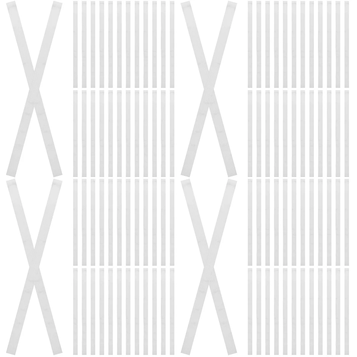 

120 Pcs Photo 12mm Tape with Mesh Backing Stapler Supplies Books Glue Repair Plastic Strips