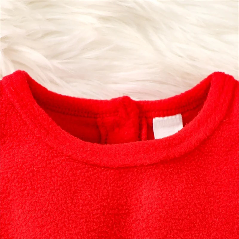 

Toddler Baby Girl Christmas Outfit Fuzzy Sleeveless Crewneck Dress and Hooded Cape Set 2Pc Fall Winter Clothes