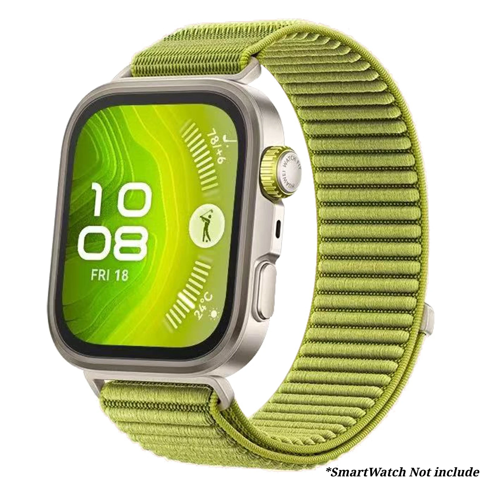 Field Nylon Loop Strap - Woven Sports Smartwatch Wristband Bracelet