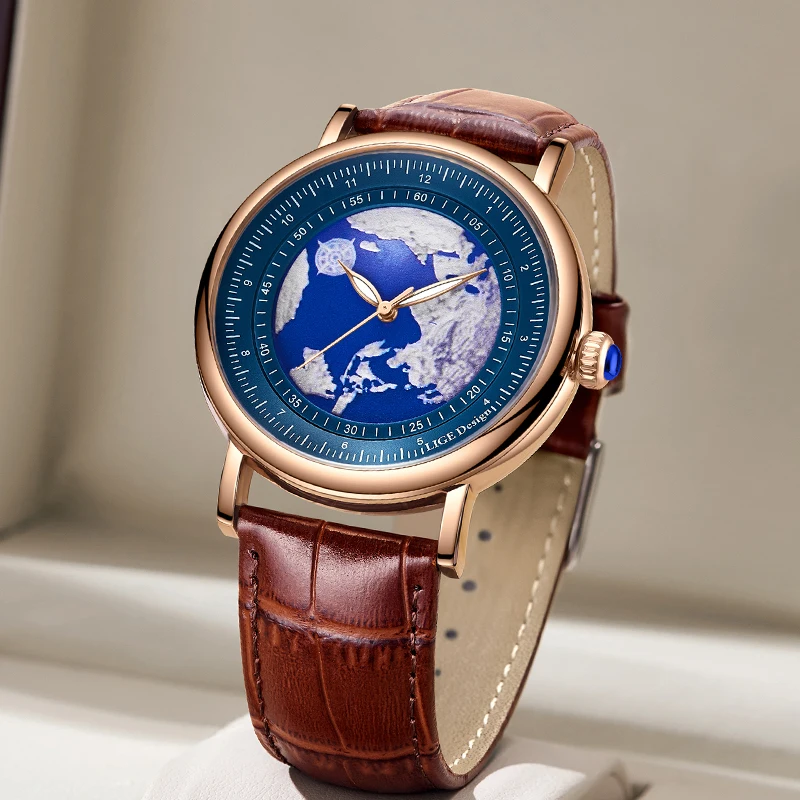 2023 Orologio Casual Moda Uomo Orologio in pelle Top Brand Orologi di lusso Impermeabile Luminoso Orologio da polso al quarzo semplice Cloc_voghion.com