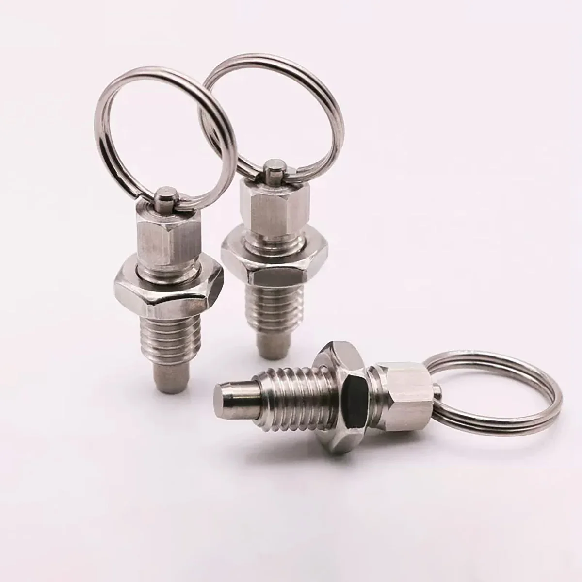 

Pull Ring Knob Plunger / Spring Positioning Lock Pin/Hand Ring Indexing Pin M6M8M10M12M16