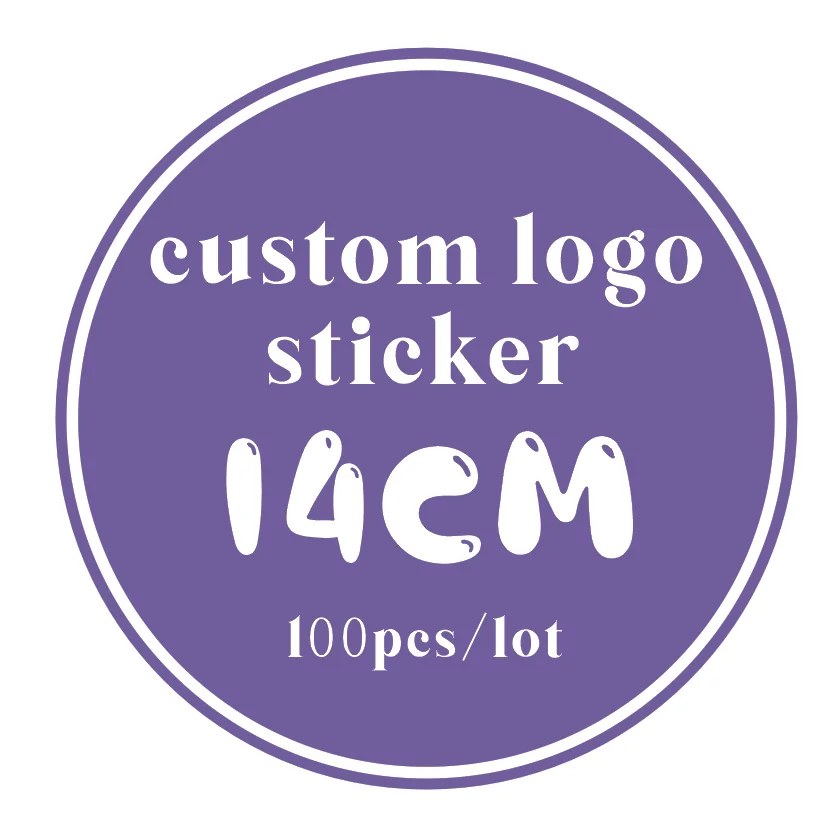 100pcs/14cm/사용자 정의 주문 스티커, 라운드 봉투 SealsPersonalized 스퀘어 비즈니스 레이블, 감사 포장 감사합니다