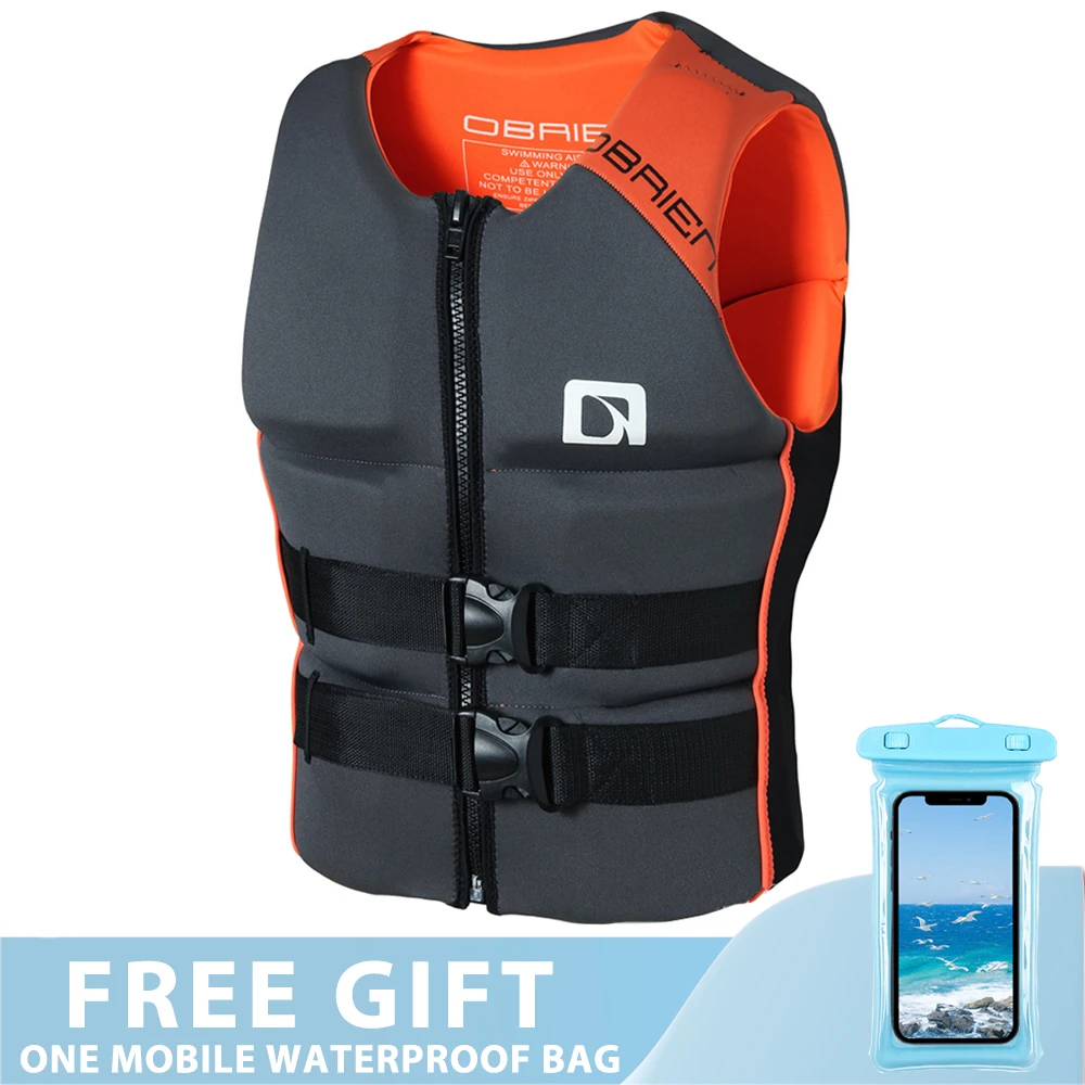 Kayak Life Vest Adults Surf Life Jacket Jet Ski Motorboats Wakeboard