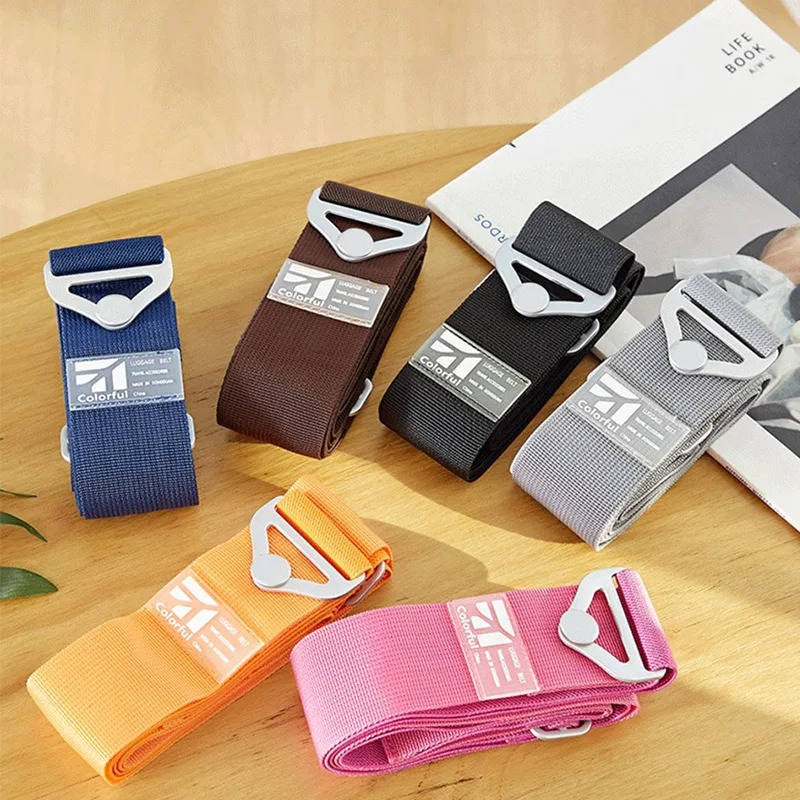 Luggage Strap 1pcs Adjustable Nylon Lock Buckle for Travel Suitcase