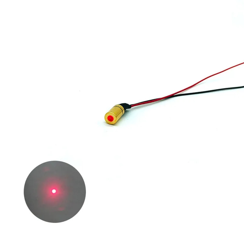 

Лазерный модуль с красной точкой 635nm10mw, лазерный модуль диаметром 6 мм, Лазерная лампа малого размера