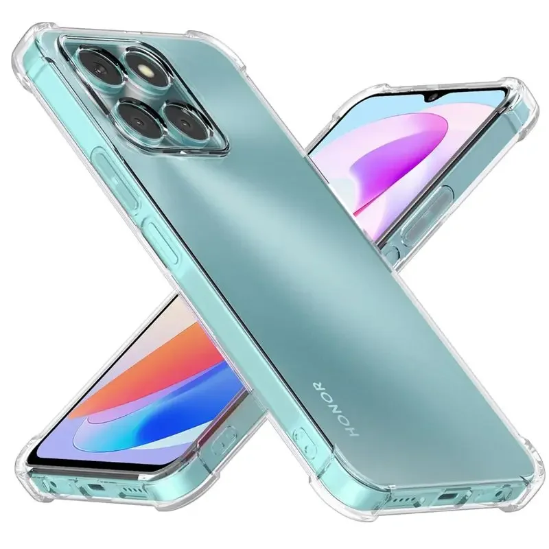 Shockproof Clear TPU Protective Case for Honor Series - Four-Corner Reinforcement