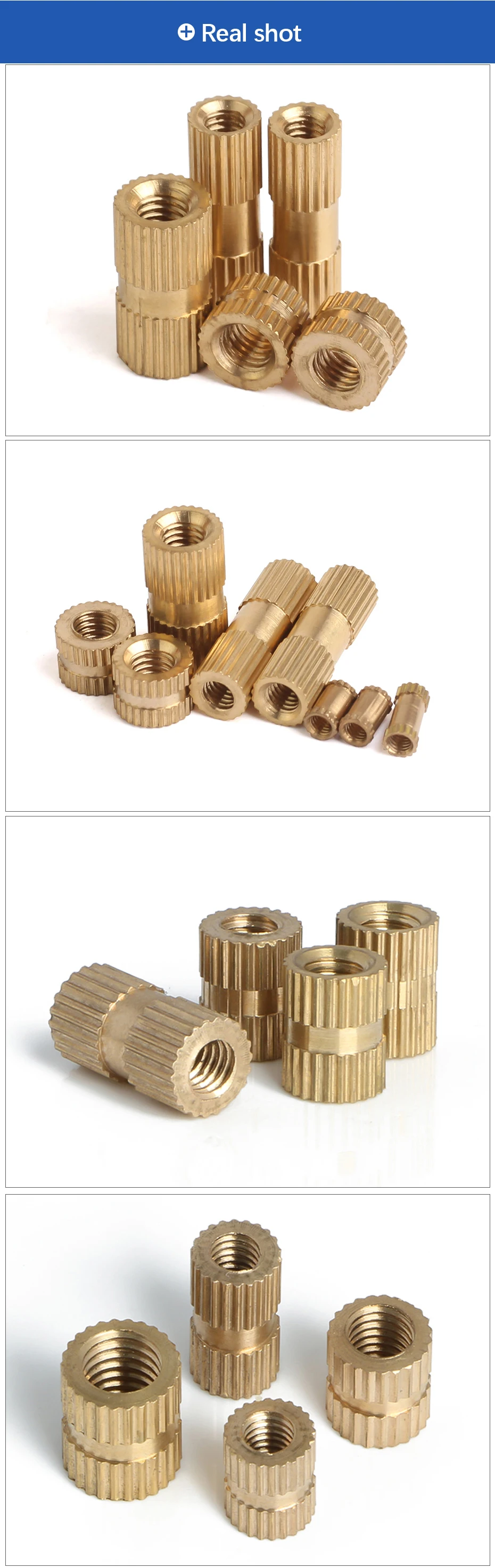moldagem, passagem dupla incorporado Nutsert Variedade Kit Set, M2, M3, M4, M5