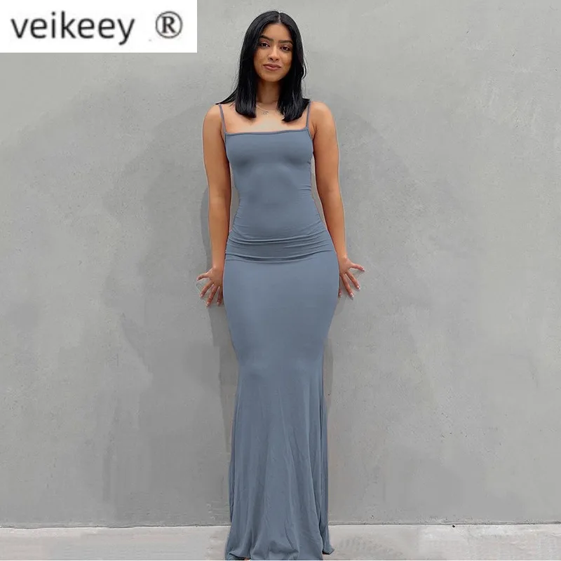 

2023 New Summer Bodycon Elegant Sexy Outfits Ladies Birthday Party Club Sundress Satin Slip Sleeveless Backless Maxi Dress Women