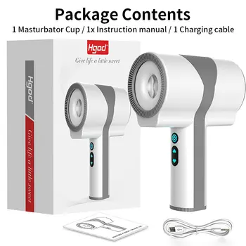 Automatic Male Masturbators Cup with 5*5*7 Thrusting Rotating Vibrating Quiet Hands Free Pocket Pussy Stroker 3D Sex Toys for Me