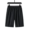 Men Shorts Ice Silk Stretch Pants 6XL 7XL 8XL Plus Size Summer Beach Quick Dry Breathable Sport Trousers Brand Running Black 4