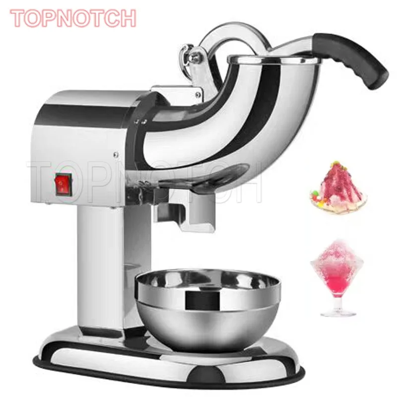 Snowflake Ice Machine Commercial Snow Slush Machine 350w Ice Crusher