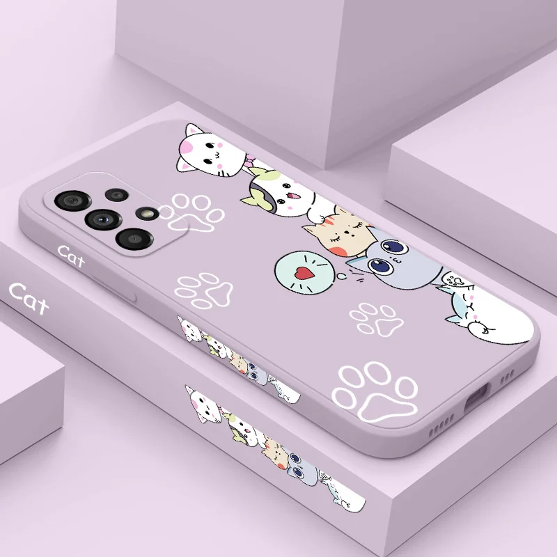 Whimsical Stacking Cats Phone Case