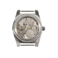 Stainless Steel Manual Movement Watch Case - DIY Watchmaking Accessory (Case - movenment -v1)