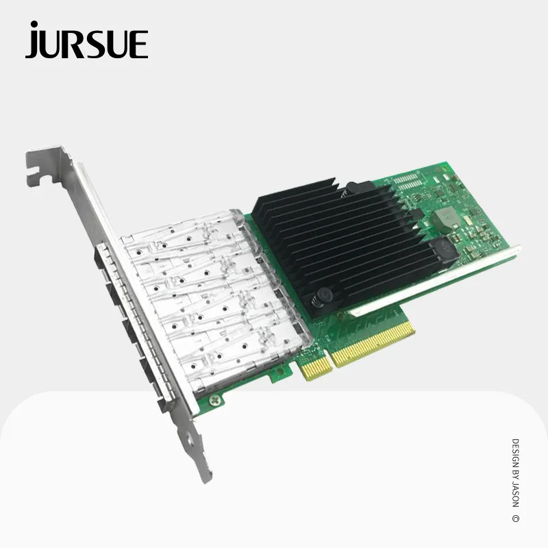 X710-DA4 이더넷 변환 네트워크 어댑터 카드 쿼드 포트 10Gbps SFP+ PCIe 이더넷 네트워크 카드