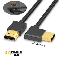High - Speed Angled DisplayPort Cable with 8K HDR Support - 0.15m (HDMI Left)