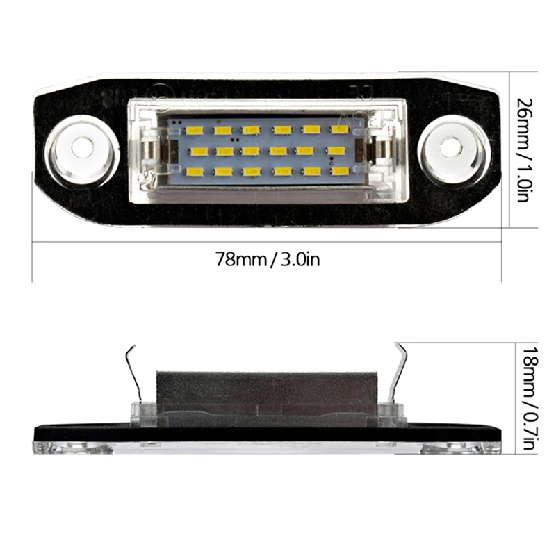 LED ڵ ȣ ,  ڵ , S40, S60, S80, XC70, S60, C70, V50, XC70, V70, 12V, 1 