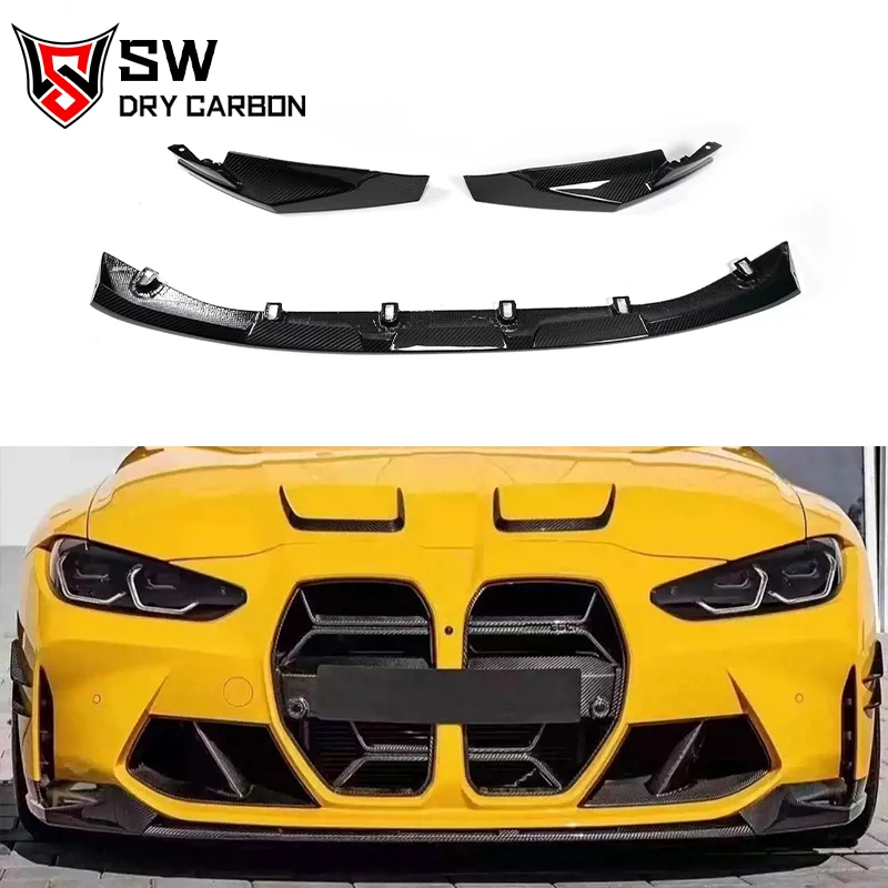 

MP Style Carbon Fiber Front Bumper Lip For BMW G80 M3 G82 G83 M4 Upgrade Front Lip Splitter Trim Spoiler Body Kit