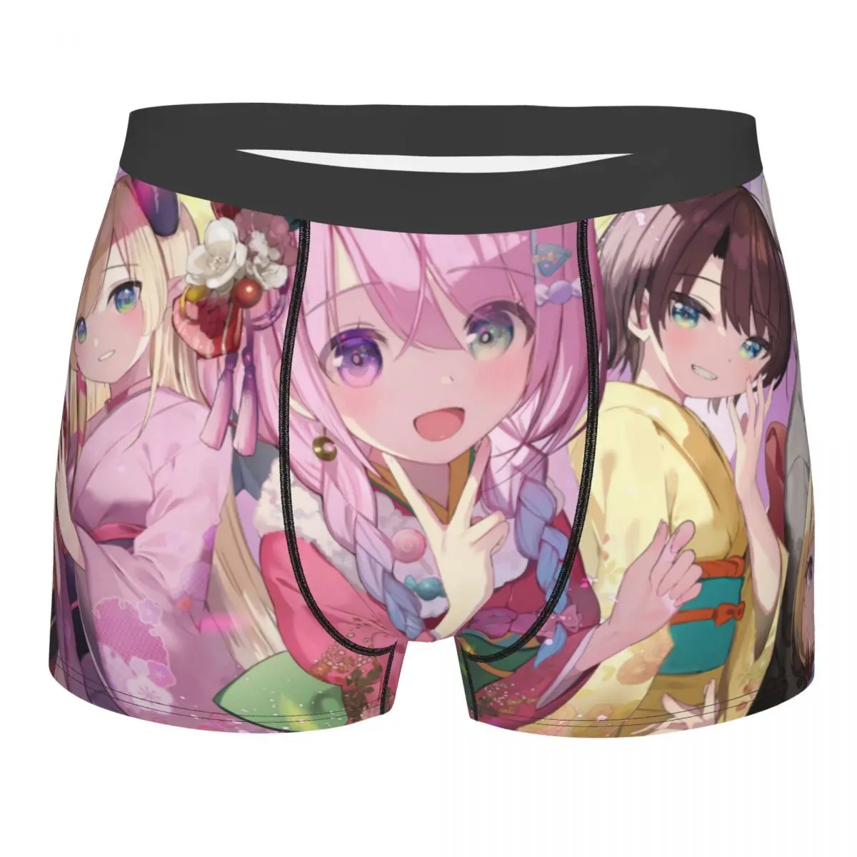 

Мужские трусы-кимоно Hololive, дышащие пикантные шорты, нижнее белье, Высочайшее качество, идея для подарка