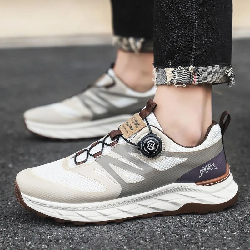 Luxury Men's Sneakers Breathable Sport Anti Slip Running Shoes Light Cushioning Basketball Sneaker Trend Street Style Walking 4