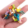20pcs 1:75 Miniature People ABS Seated Sitting Painted Figures Railway Train Layout Architecture Building Layout for Diorama 4