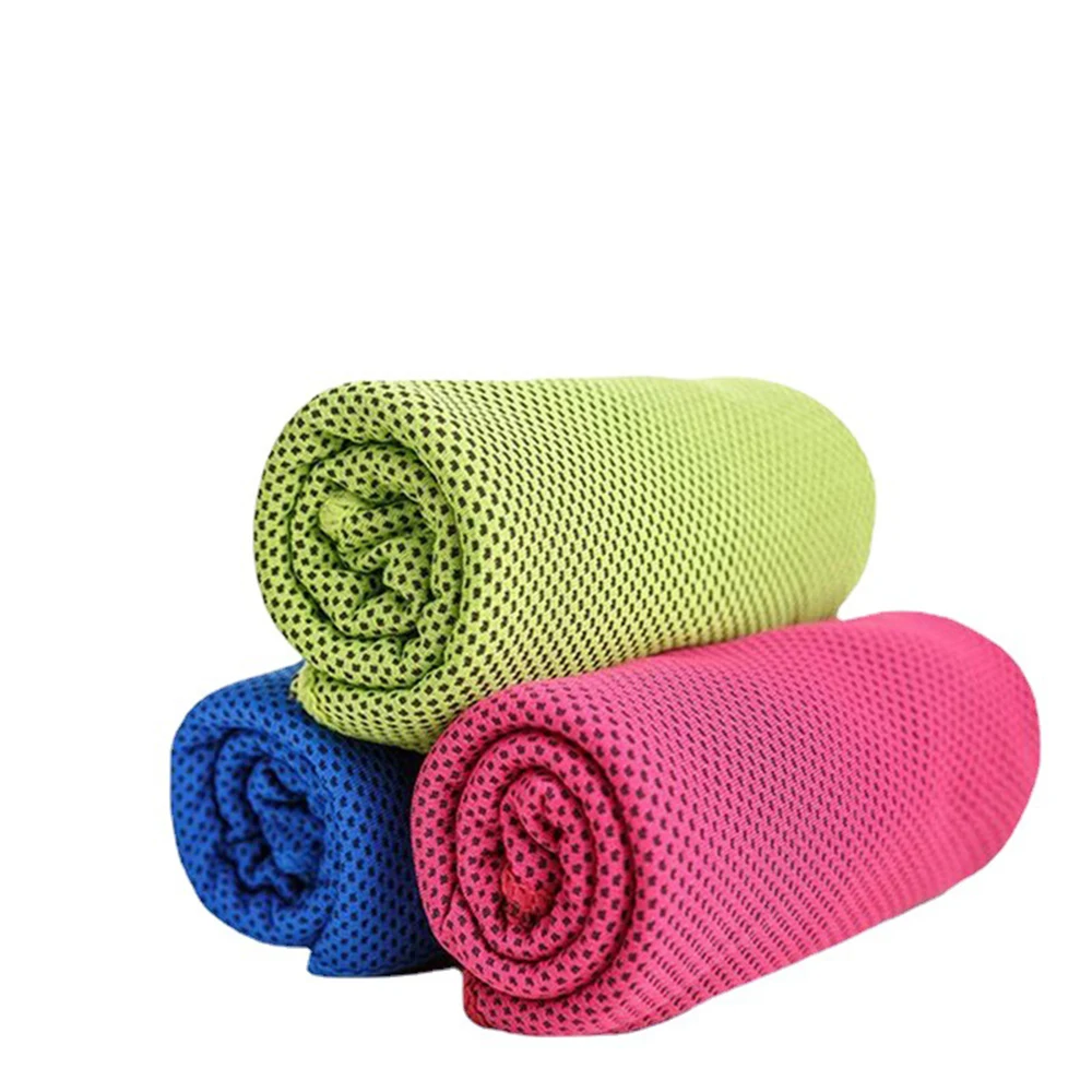 Kühlendes Handtuch für Outdoor-Sportarten, schnell trocknend, schweißabsorbierend, wasserdicht, zum Umhängen am Hals, für Fitness und Wandern – Detail 4