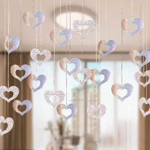 100pcs Wedding Birthday Party Decoration Decoration Balloon Rain Silk Sequin Pendant Wedding Supplies Wedding Room Decoration