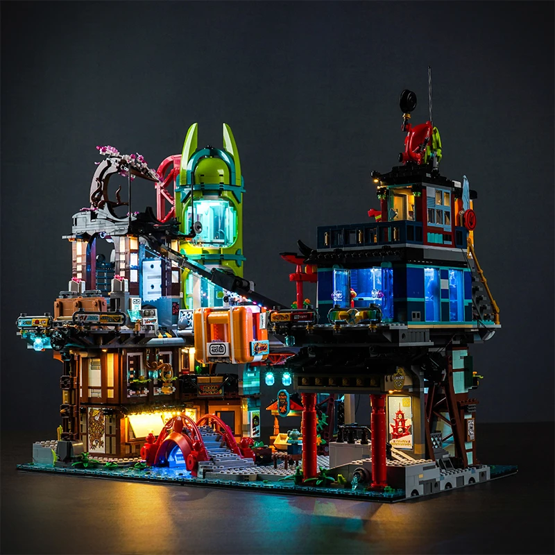 Lazishi LED Light 71799 Set for NINJAGO ® City Markets building
