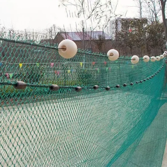 Small Mesh Fishing Net Length 5m to 100m Foldable Fishing Net 1 Fingue Mesh Monofilament Nylon Catching Fish Net Netting Tool 5
