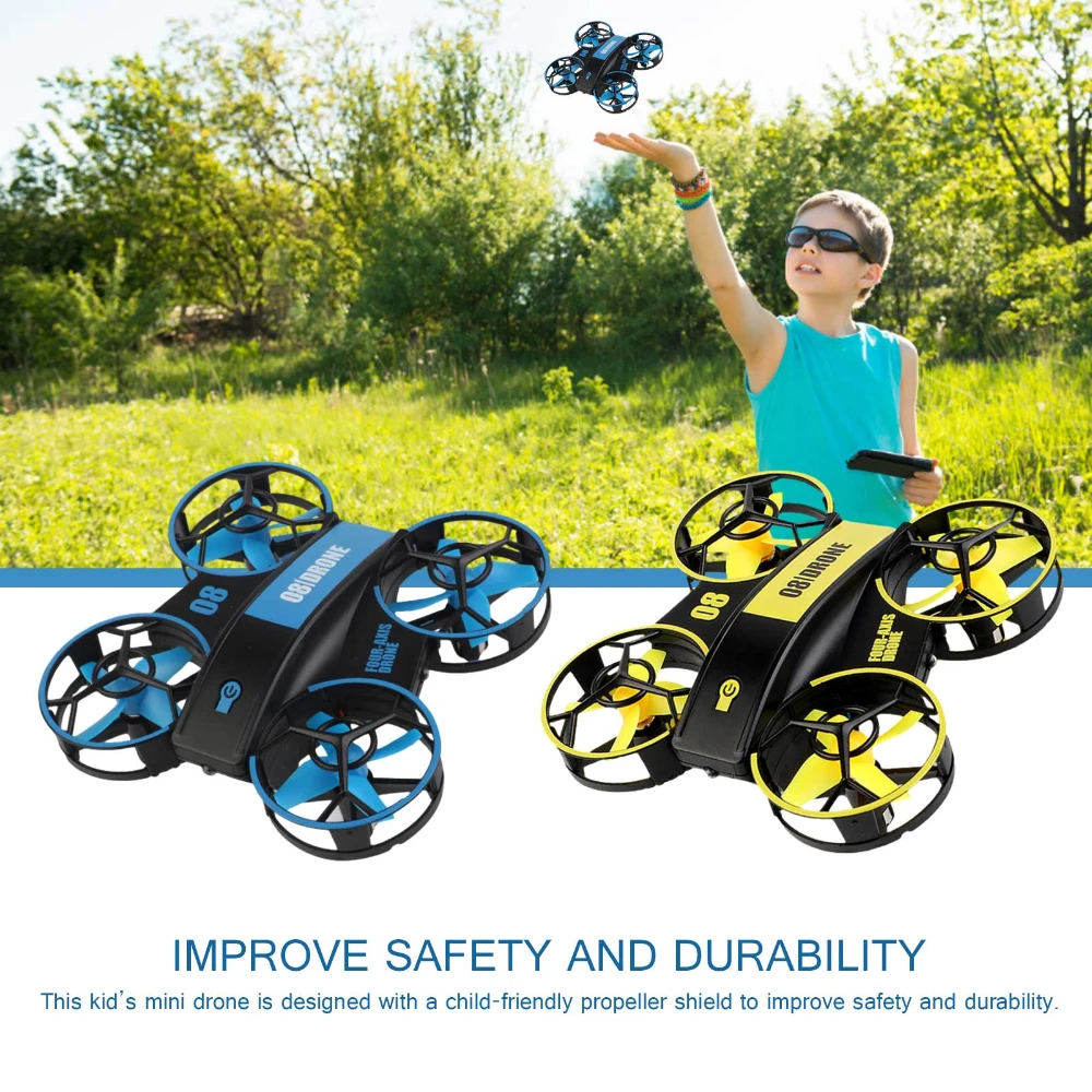 

RC Quadcopter Mini Drone Helicopter Mini Remote Control Drone For Beginners RC Aircraft Dron Toy Kids Gif