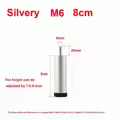 Silvery M6 8CM 1PCS