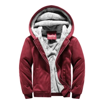 TRAPSTAR 2022 Winter Warm Set Woolen Hoodie Men's Brand Thickened Hoodie Men's Set Men's Clothing Street Wear 3