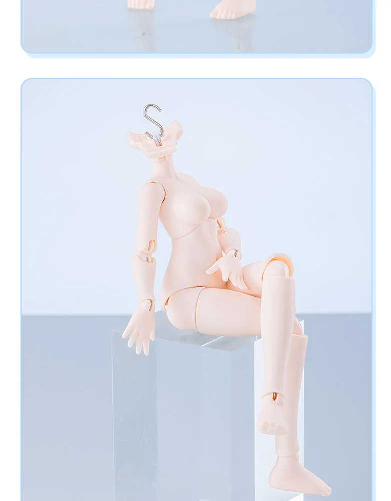 14,5 cm Bjd Mädchen Puppe Körper 1/12 Bjd Große Brüste Puppe Körper Bewegliche Gelenk Anime Figur Modell Anzug Für Ob11, P10, Ymy, 1/12 Bjd Puppe – Detail 11